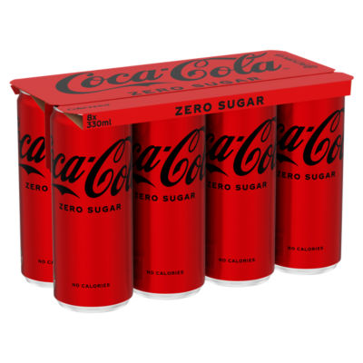 Coca-Cola Zero Sugar 8 x 330 ml - Image 3
