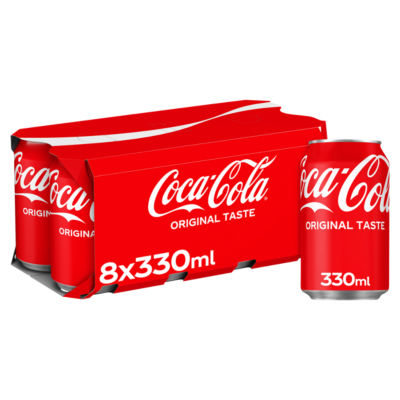 Coca-Cola Original Taste 8 X 330Ml Cans