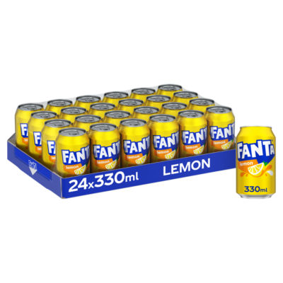 Fanta Lemon 24 x 330ml Cans