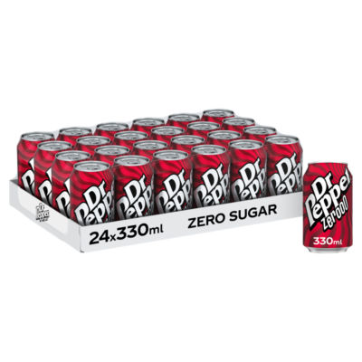 Dr Pepper Zero 24 X 330Ml Cans