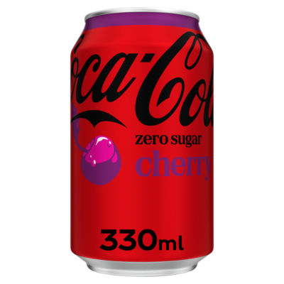 Coca-Cola Zero Sugar Cherry 330ml Can