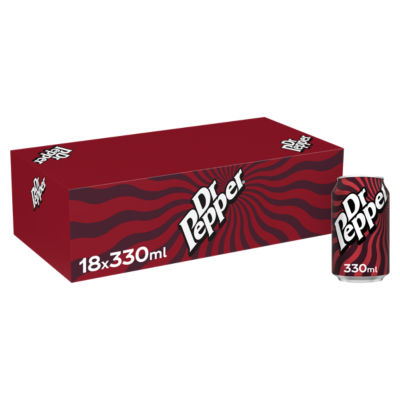 Dr Pepper 18 x 330ml Cans