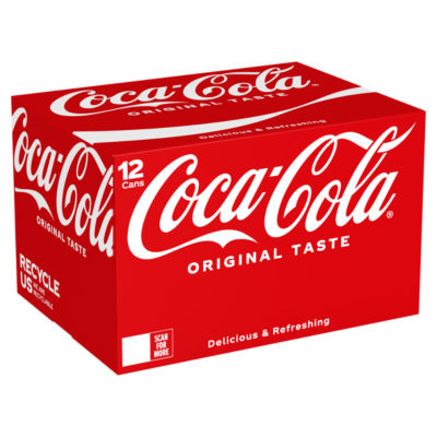 Coca-Cola Original Taste Soft Drink 12x330ml