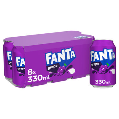 Fanta Grape 8 x 330ml Cans