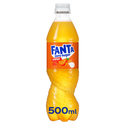 Fanta Orange Zero 500ml Bottle