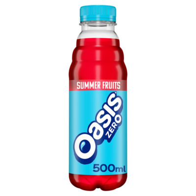 Oasis Summer Fruits No Added Sugar 500ml Bottle