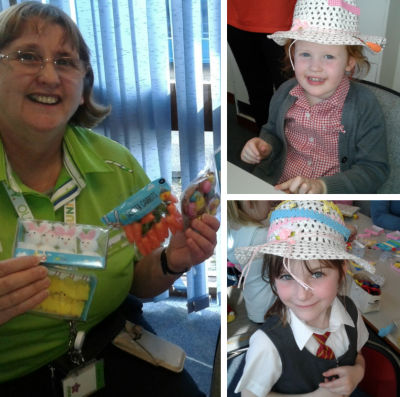 Asda Westbrook community champion Cathy Robinson's Easter activity