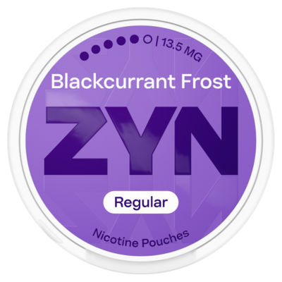 ZYN Blackcurrant Frost Nicotine 13.5mg x 20 Pouches 14g