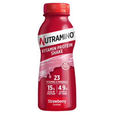 Nutramino Strawberry Flavour Vitamin Protein Shake 325ml