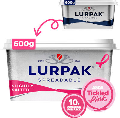 Lurpak Slightly Salted Spreadable 600g