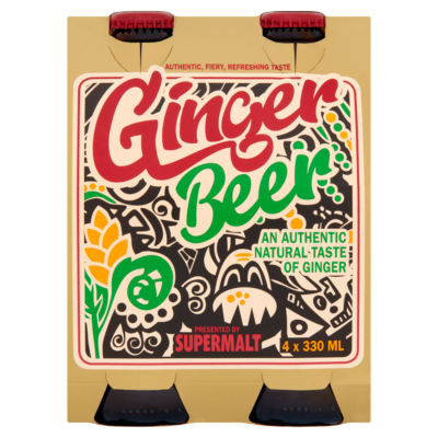 Supermalt Ginger Beer 4X330ml