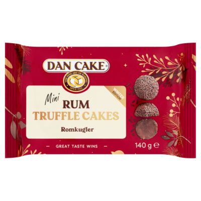 Dan Cake Winter Edition Mini Rum Truffle Cakes 140g