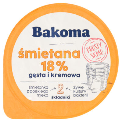 BAKOMA Soured Cream Smietana Domowa