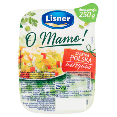 Lisner Vegetable Salad 250g