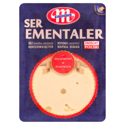 Mlekovita Ementaler Cheese Slices 500g