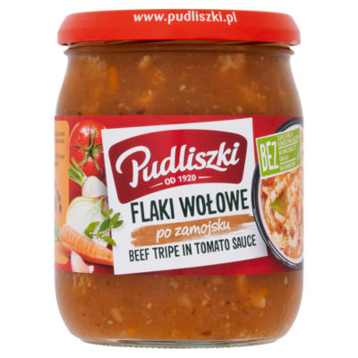 Pudliszki Beef Tripe In Tomato Sauce 450G