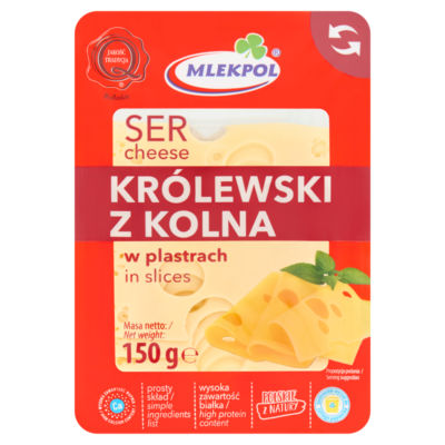 Mlekpol Cheese in Slices 150g