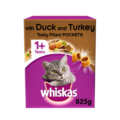 Adult Complete Dry Cat Food Biscuits Duck & Turkey