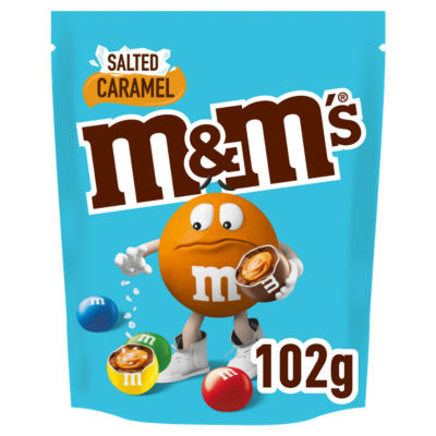 M&Ms Salted Caramel Chocolate Pouch Bag 102g
