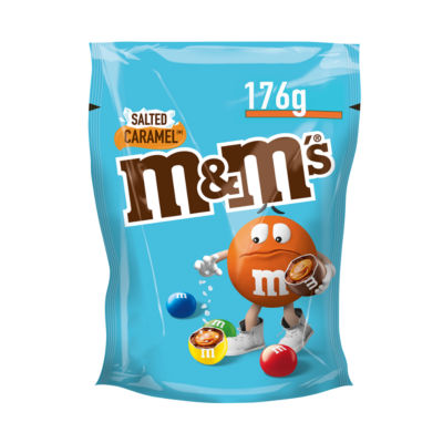 M&Ms Salted Caramel Milk Chocolate Sharing Pouch Bag 176g