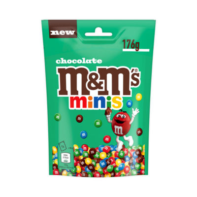 M&Ms Minis Milk Chocolate More to Share Pouch Bag 176g