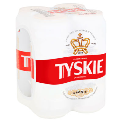Tyskie Polish Beer Lager Cans