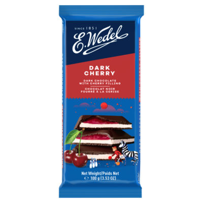 E Wedel E.Wedel Dark Chocolate With Cherry Filling 100G