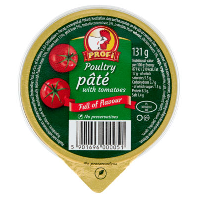 Profi Poultry Pâté with Tomatoes 131g