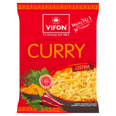 Vifon Curry Chicken Flavour Instant Noodle Soup Hot 70G