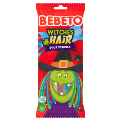 Witches Hair Sour Pencils 160g