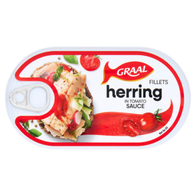 Graal Herring Fillets in Tomato Sauce 170g