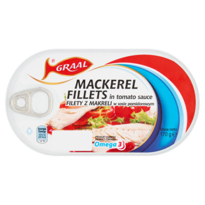 Graal mackerel fillets in tomato sauce