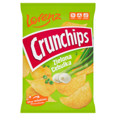 Lorenz Crunchips Green Onion 140G