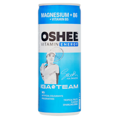 Oshee Vitamin Energy magnesium+B6+vitamin B5 tropical fruits flavour 250 ml