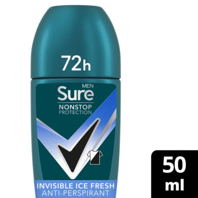 Sure Nonstop Protection Invisible Ice Fresh Anti-Perspirant Roll On 50 Ml