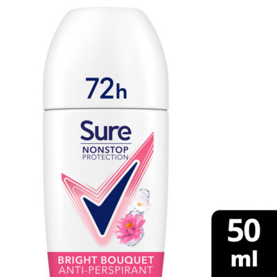 Sure Nonstop Protection Bright Bouquet Anti-Perspirant Roll On 50 Ml