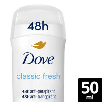 Dove Women Antiperspirant Deodorant Stick Classic Fresh 50ml
