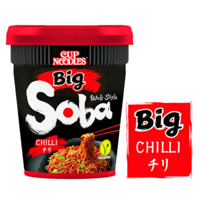 Nissin Cup Noodles Big Wok Style Soba - Chilli 115g