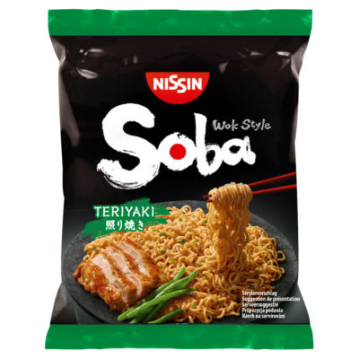 Nissin Wok Style Soba Noodles - Teriyaki 110g