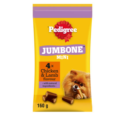 Pedigree ® JUMBONE Small Dog Treats Chicken and Lamb 4 Chews