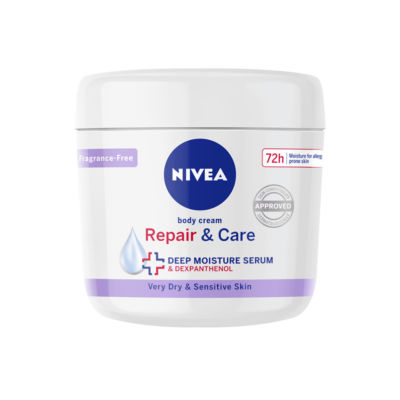Nivea Repair & Care Fragrance Free Body Lotion 400ML