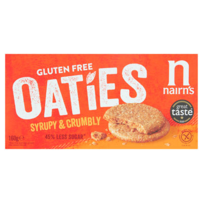Nairns Gluten Free Oaties Biscuits 160G