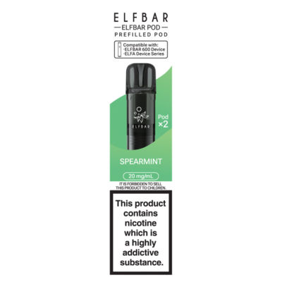 Elf Bar 2 Prefilled Pod Spearmint 20mg/ml