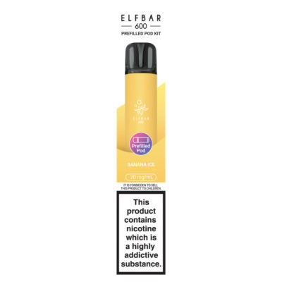 Elf Bar 600 Banana Ice Prefilled Pod Kit 20mg/ml