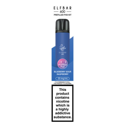 Elf Bar 600 Blueberry Sour Raspberry Prefilled Pod Kit 20mg/ml