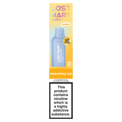 Lost Mary BM600 Refill Pod Pineapple Ice 20mg/ml 2 x 2ml