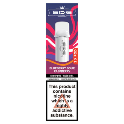 SKE 600 Pro Pods Blueberry Sour Raspberry 20mg /20 ML X 2 Pods