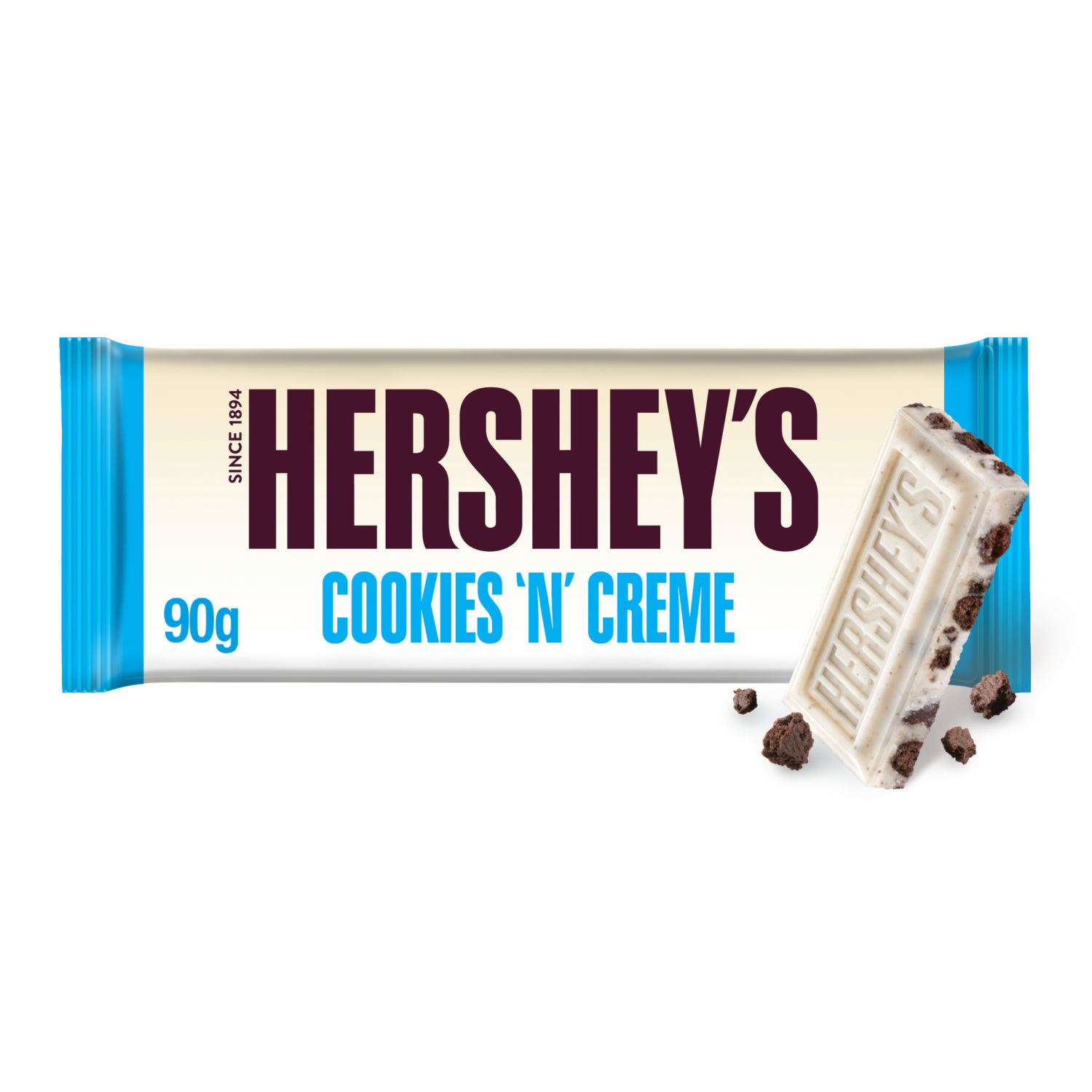 Hershey's Cookies 'N' Creme White Chocolate Bar 90g