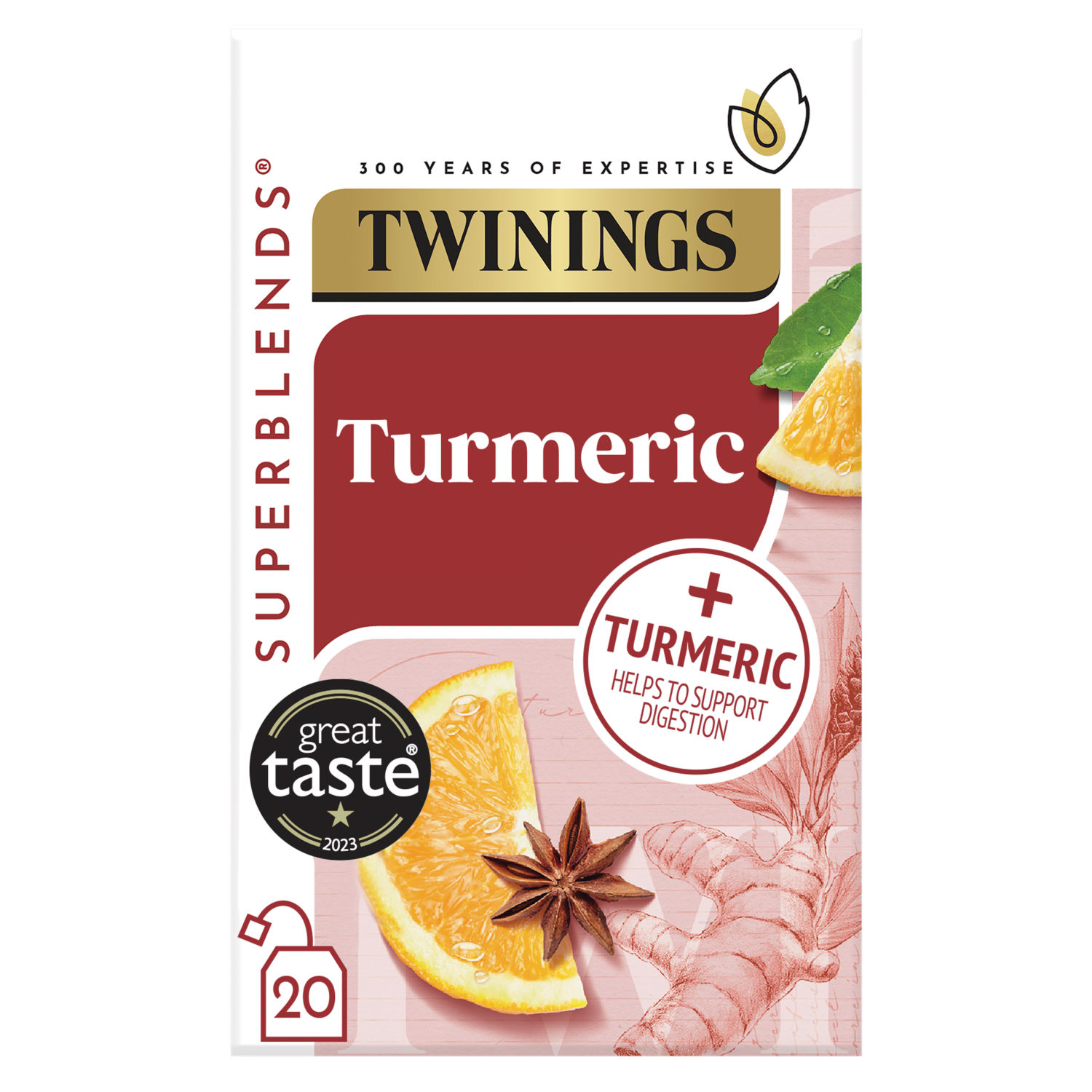 Twinings Superblends Turmeric Tea Bags 40g