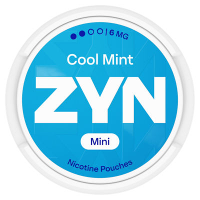 ZYN Cool Mint Mini Strong Nicotine 6mg x 20 Pouches 8g